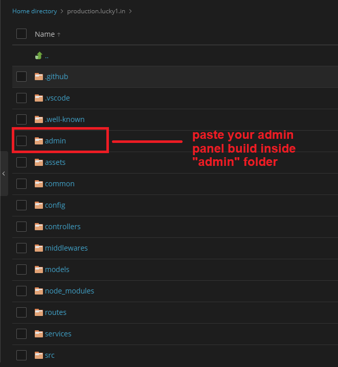 Upload Build to Server