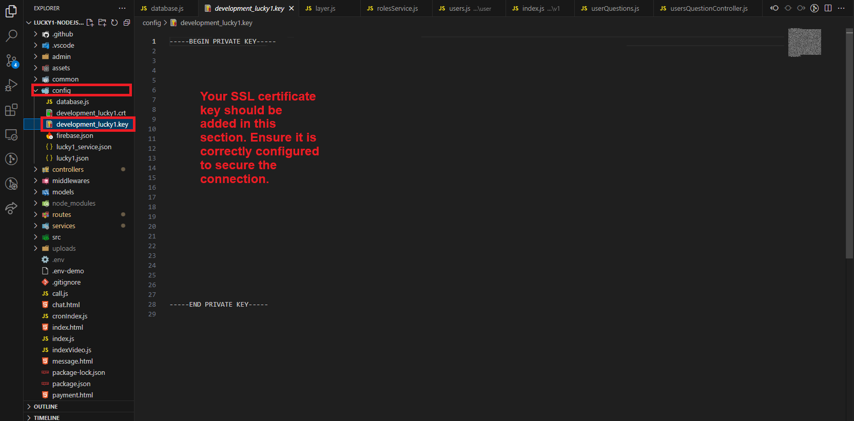 SSL Configuration Step 2